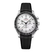 OMEGA Speedmaster Moonwatch Professional Watch White Dial, Black Rubber
